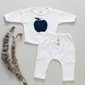 conjunto bebe baby inverno roupinha para bebe peças de qualidade conforto off-white roupas para criancas roupas para recem nascidos vestuario de bebe