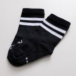 meia cano alto quentinha com 1 par preto listra confortavel neutro unissex le coeur outono inverno varejo minimalista estiloso basico pratico facil moda bebe
