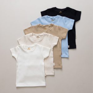 Kit 5 Camisetas Bebê Unissex T- Shirt