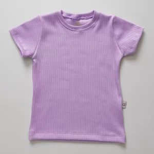 Camiseta para Bebê T-Shirt Unissex Lilás