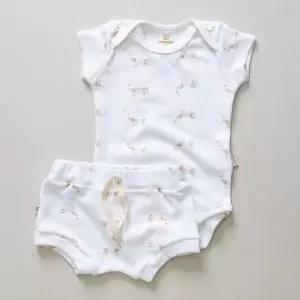 Conjunto Bebê Unissex Manga curta Estampa Doguinho