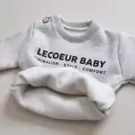 conjunto bebe moletom peluciado inverno baby praticidade qualidade roupas para bebes site confiavel outono inverno peças infantis moda infantil roupa de criança