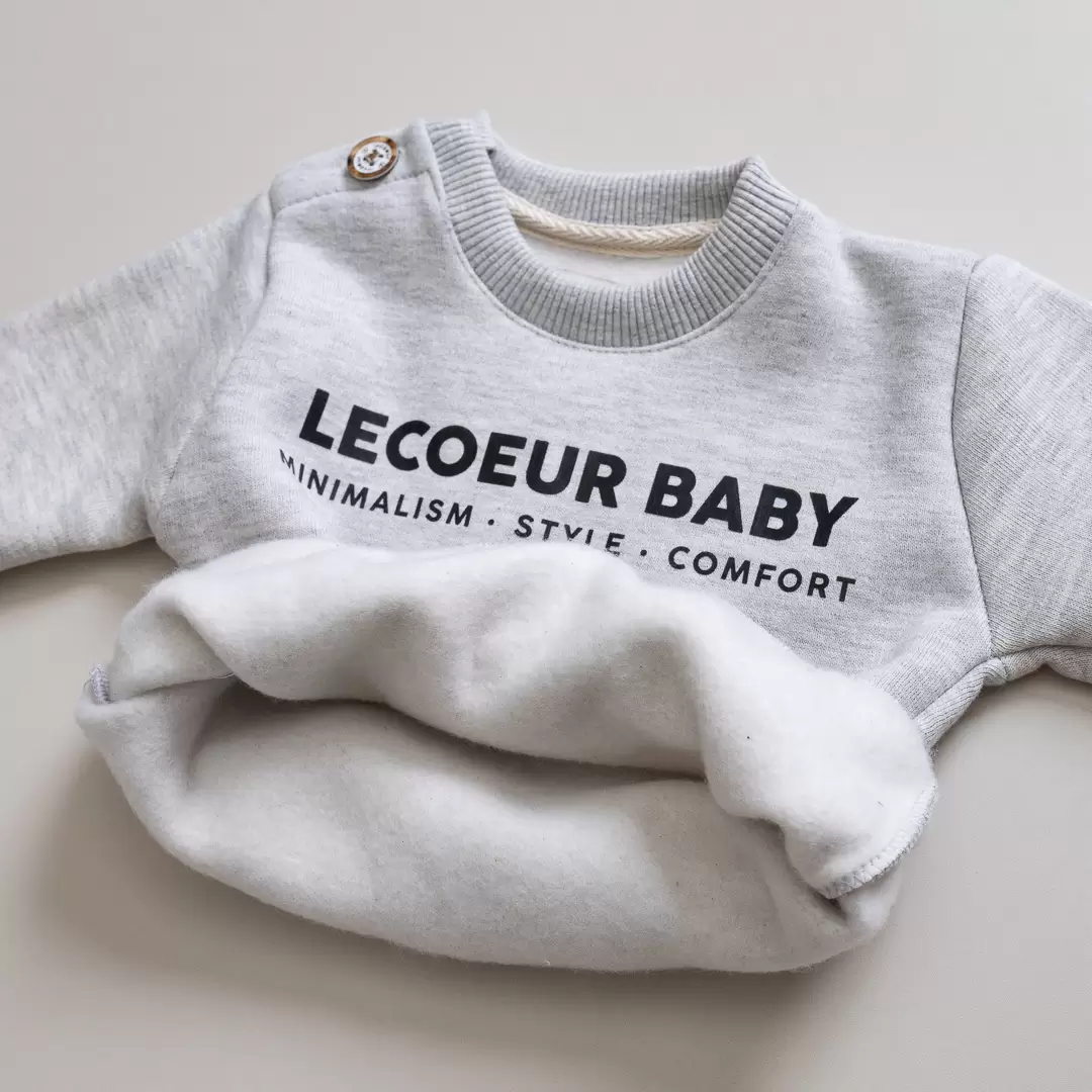 conjunto bebe moletom peluciado inverno baby praticidade qualidade roupas para bebes site confiavel outono inverno peças infantis moda infantil roupa de criança