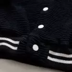 Jaqueta bomber malha 100% algodão confortavel unissex le coeur outono inverno varejo minimalista estiloso basico pratico facil abotoar leve moda bebe baby clean moderno