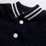 Jaqueta bomber malha 100% algodão confortavel unissex le coeur outono inverno varejo minimalista estiloso basico pratico facil abotoar leve moda bebe baby clean moderno