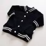 Jaqueta bomber malha 100% algodão confortavel unissex le coeur outono inverno varejo minimalista estiloso basico pratico facil abotoar leve moda bebe baby clean moderno