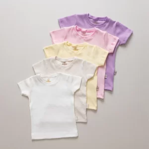 Kit 5 Camisetas Bebê Unissex T- Shirt