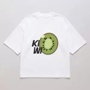 Camiseta Infantil Manga Curta Overboxy Kiwi
